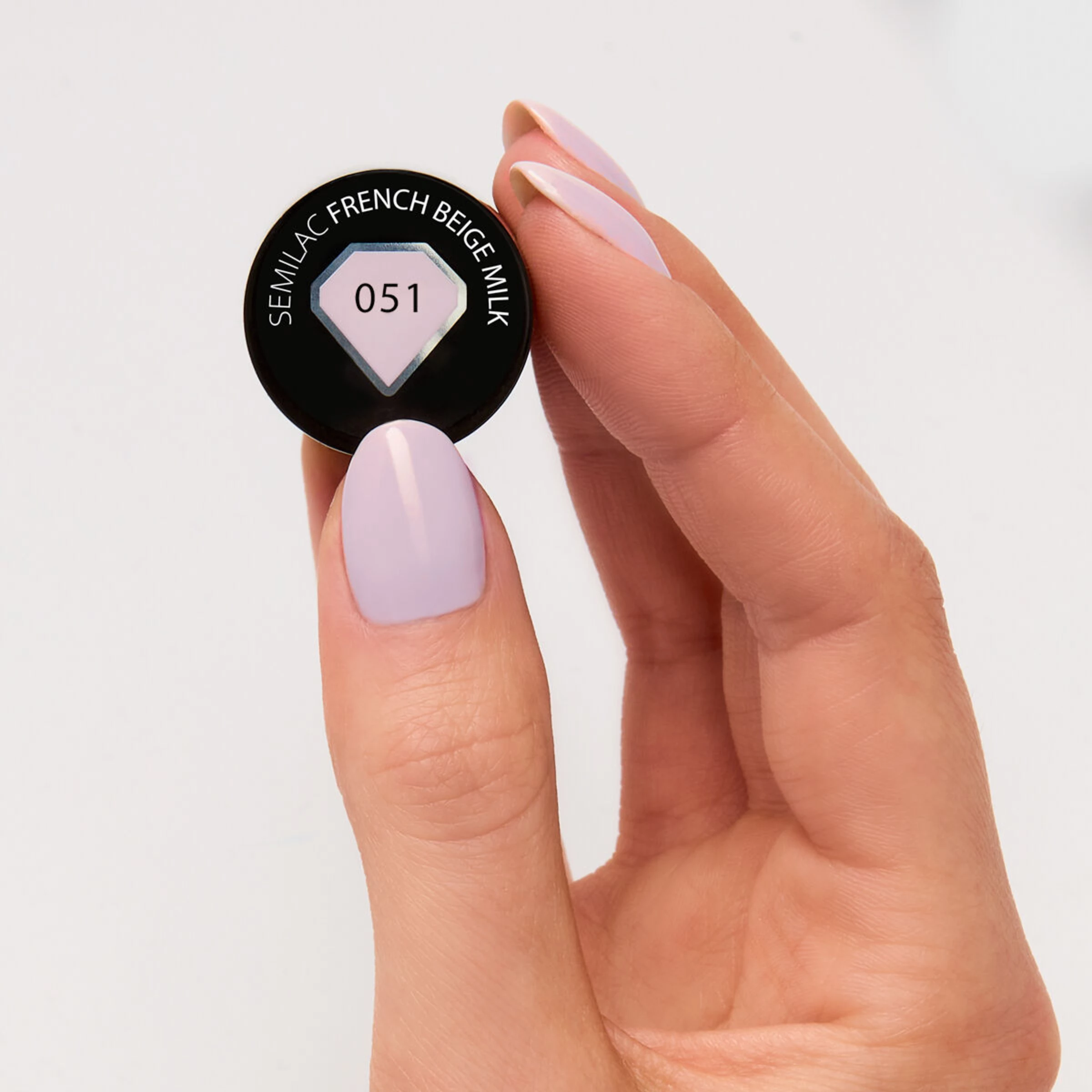 Semilac 051 UV Hybrid French Beige Milk – Bild 3