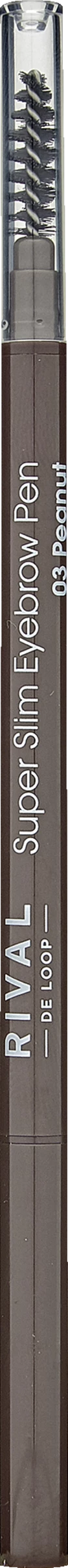 RIVAL DE LOOP Super Slim Eyebrow Pencil 03 - Peanut – Bild 2