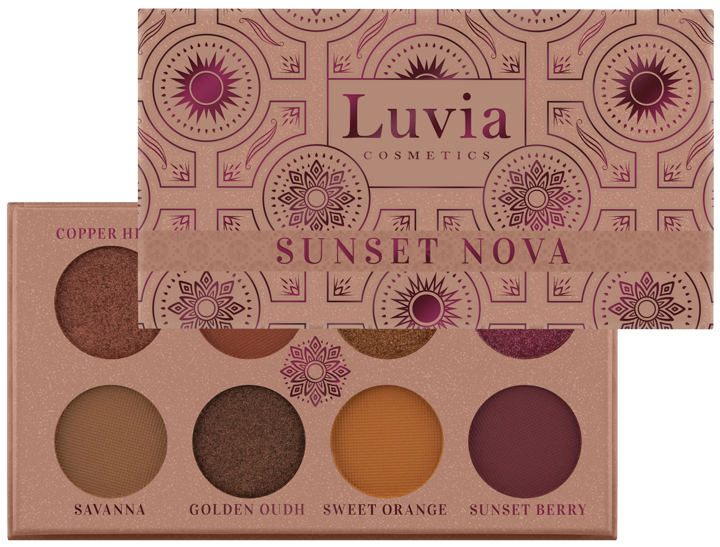 Luvia Cosmetics Lidschattenpalette Sunset Nova
