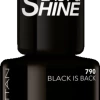 Manhattan Last & Shine Nail Polish 790 Black Is Back