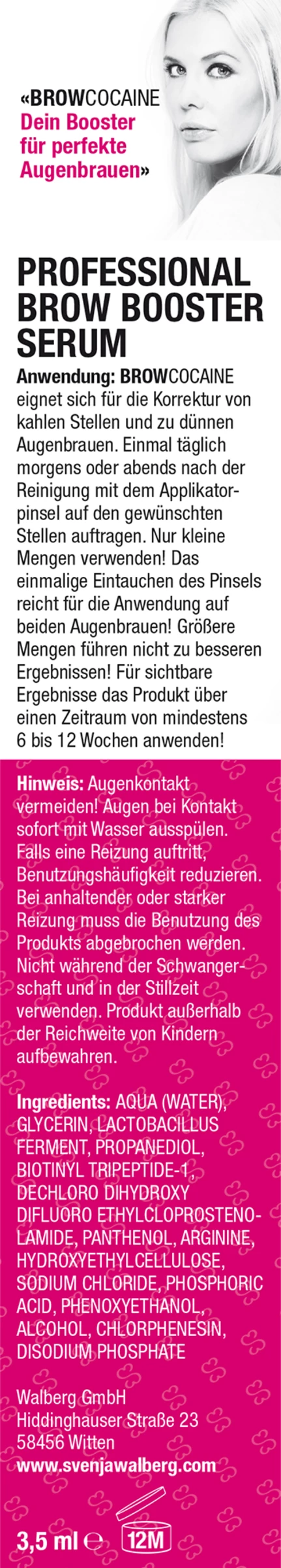 Svenja Walberg Browcocaine Augenbrauenserum – Bild 4