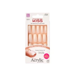KISS Salon Acrylic Natural Nails Selbstklebende Fingernägel Strong Enough