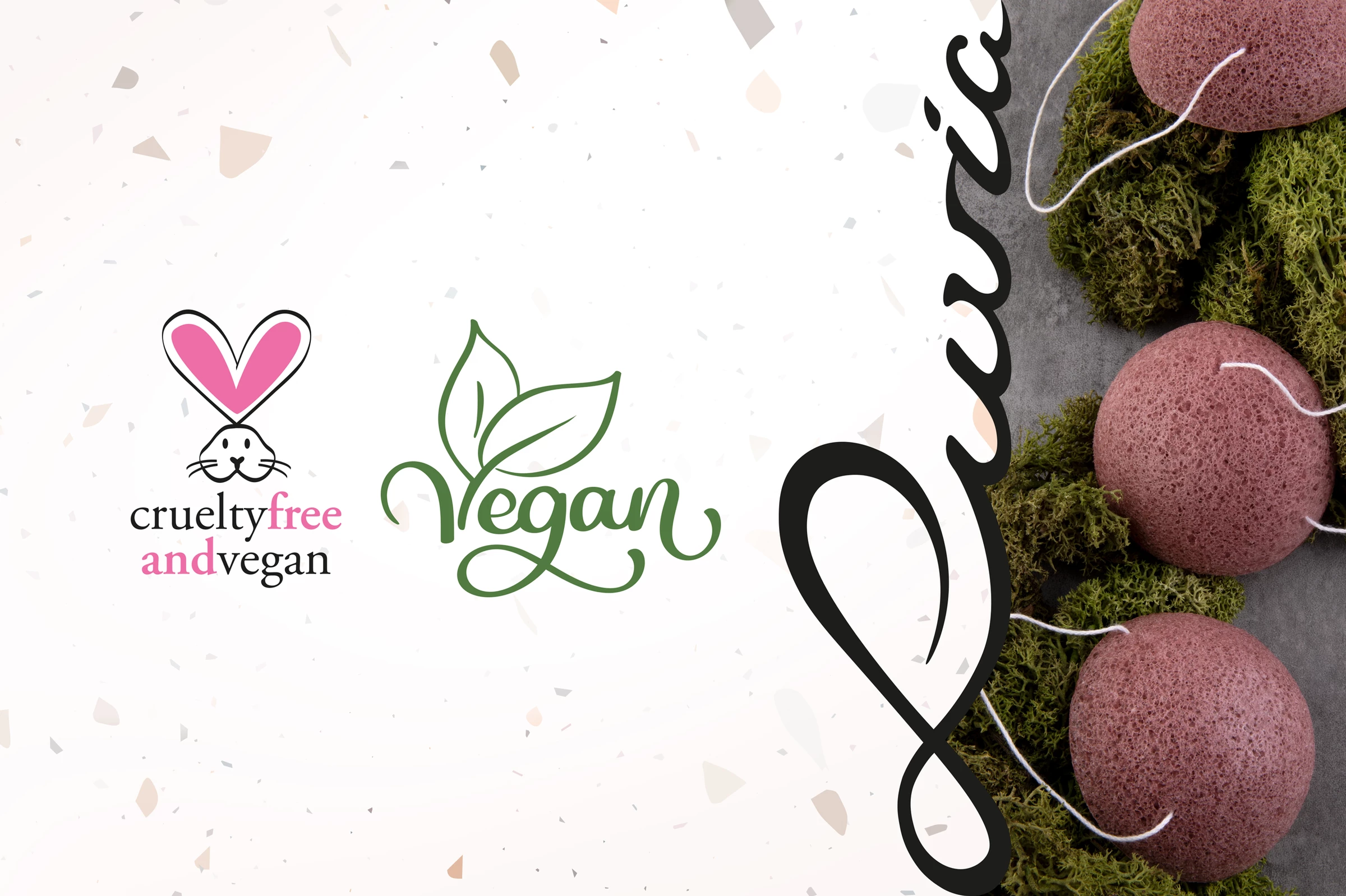 Luvia Cosmetics Konjac Schwamm - Set Red Clay – Bild 9