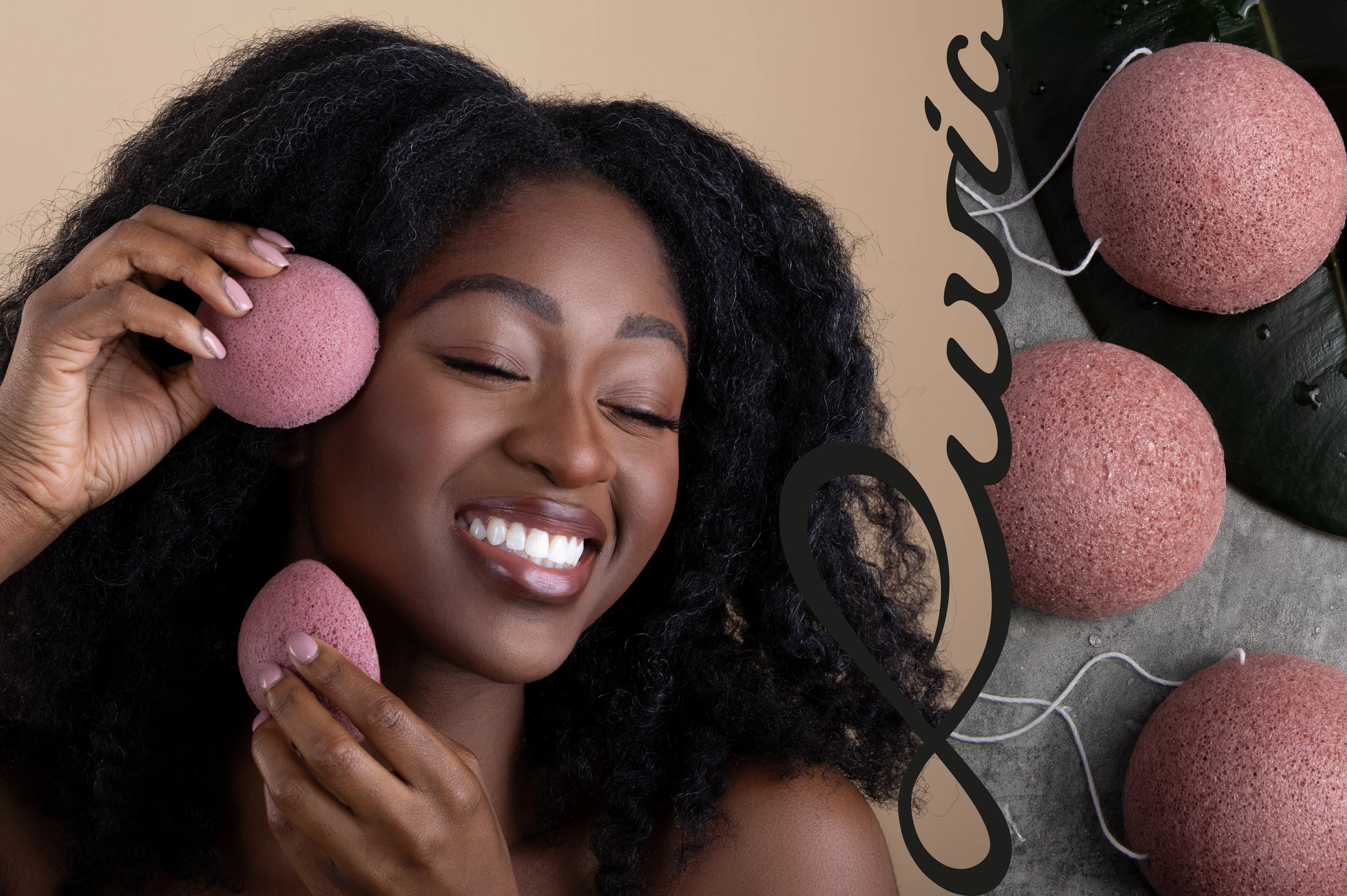 Luvia Cosmetics Konjac Schwamm - Set Red Clay – Bild 6