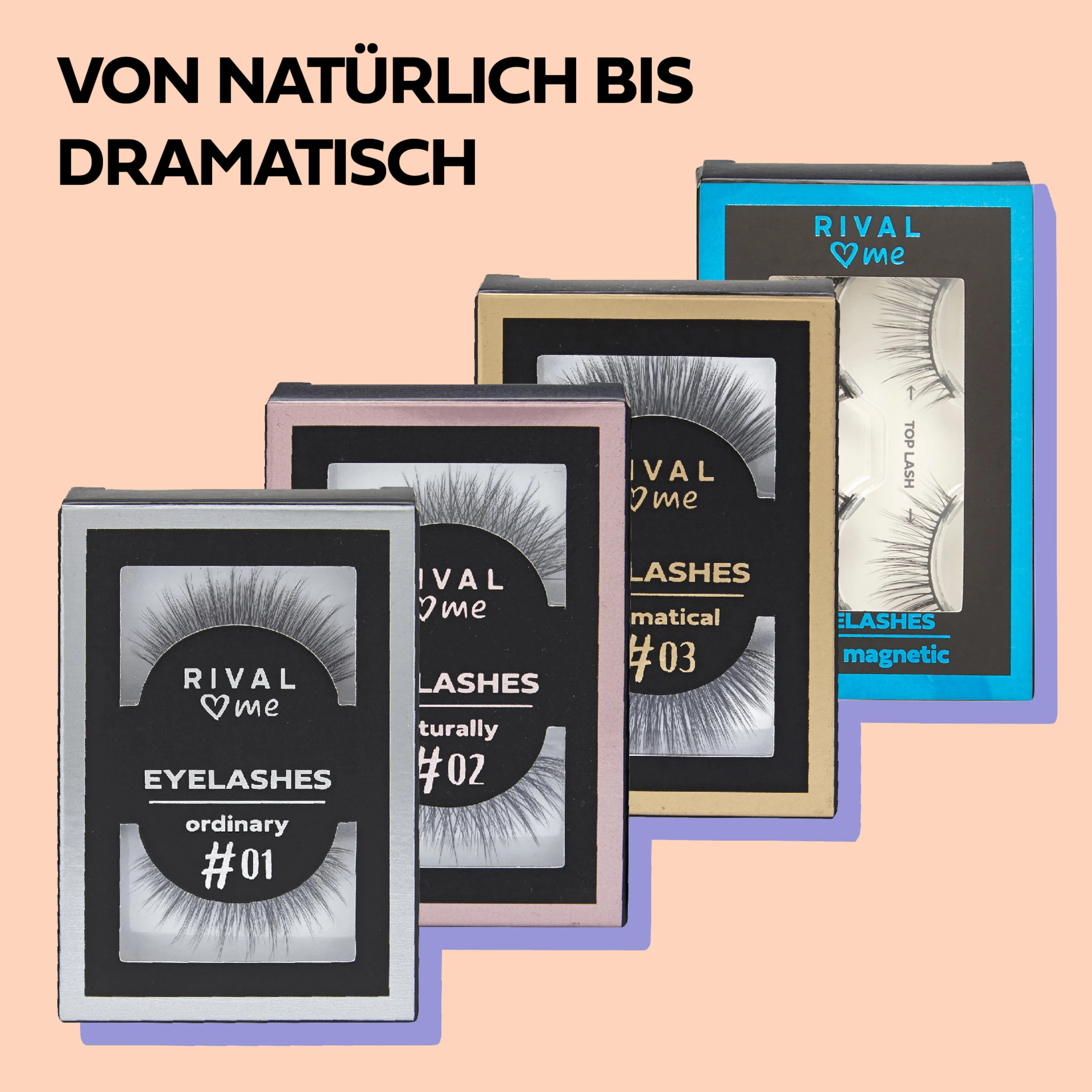 RIVAL Loves Me Eye Lashes 01 Ordinary – Bild 3