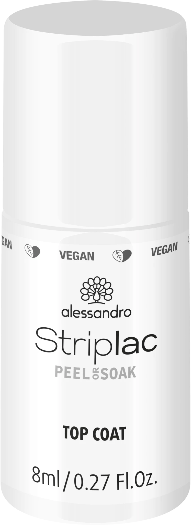 Alessandro STRIPLAC PEEL OR SOAK TOP COAT -VEGAN
