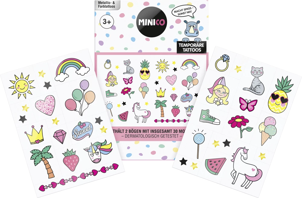 MINICO Temporäre Tattoos SET 01 – Bild 3