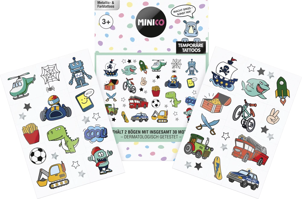 MINICO Temporäre Tattoos SET 02 – Bild 3