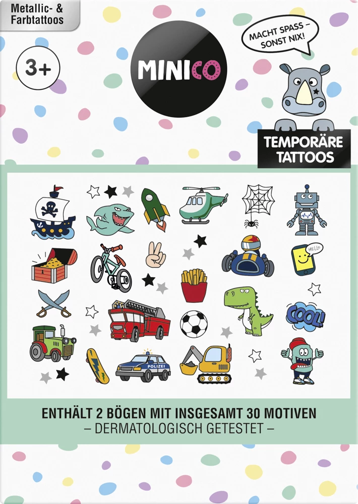 MINICO Temporäre Tattoos SET 02