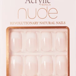 KISS Salon Acrylic Nude French Nails Selbstklebende Fingernägel Cashmere