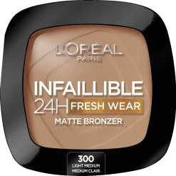 L’Oréal Paris Infaillible 24h Fresh Wear Soft Matte Bronzer 300 Light Medium