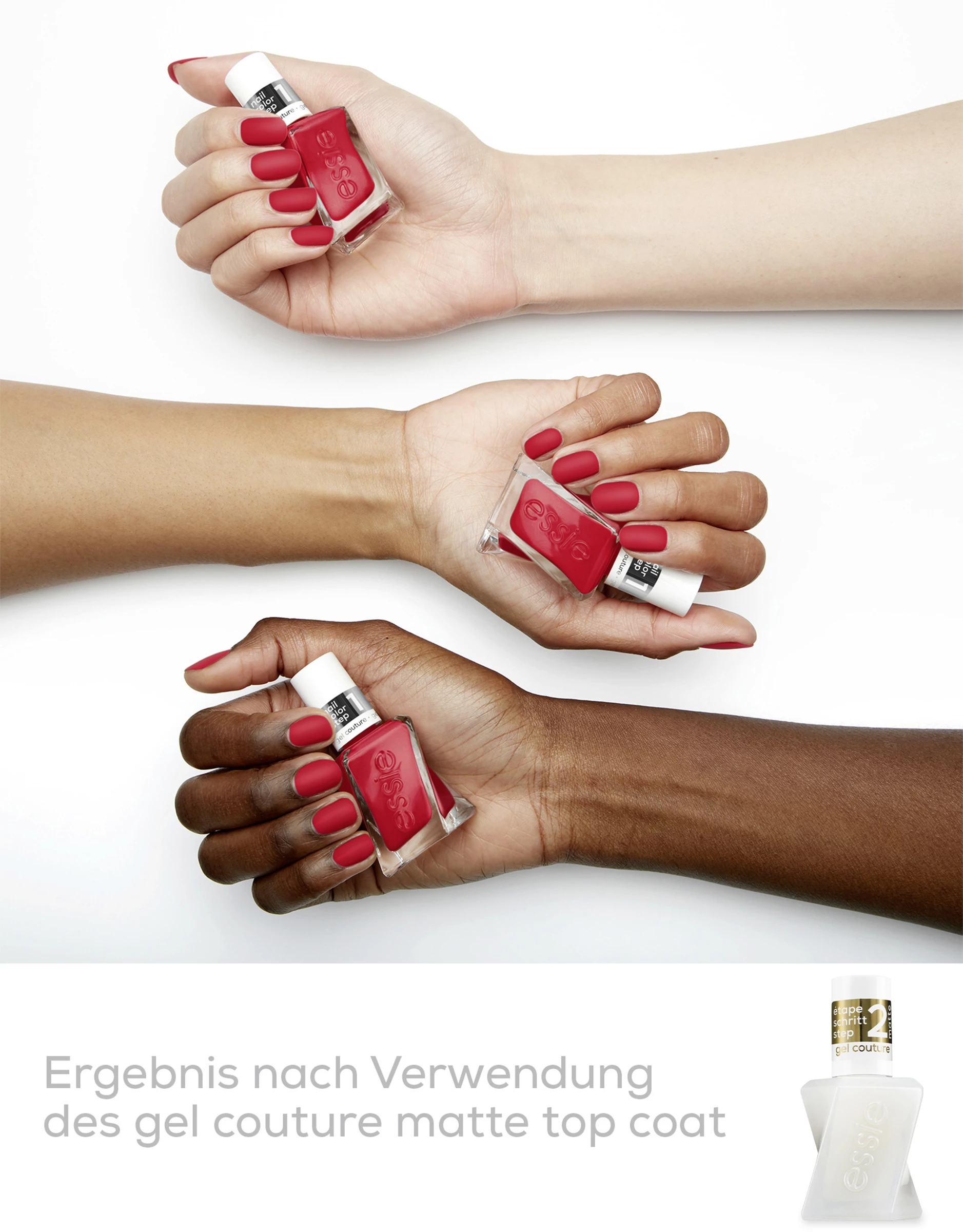 Essie Nagellack Gel Couture Matte Top Coat – Bild 2