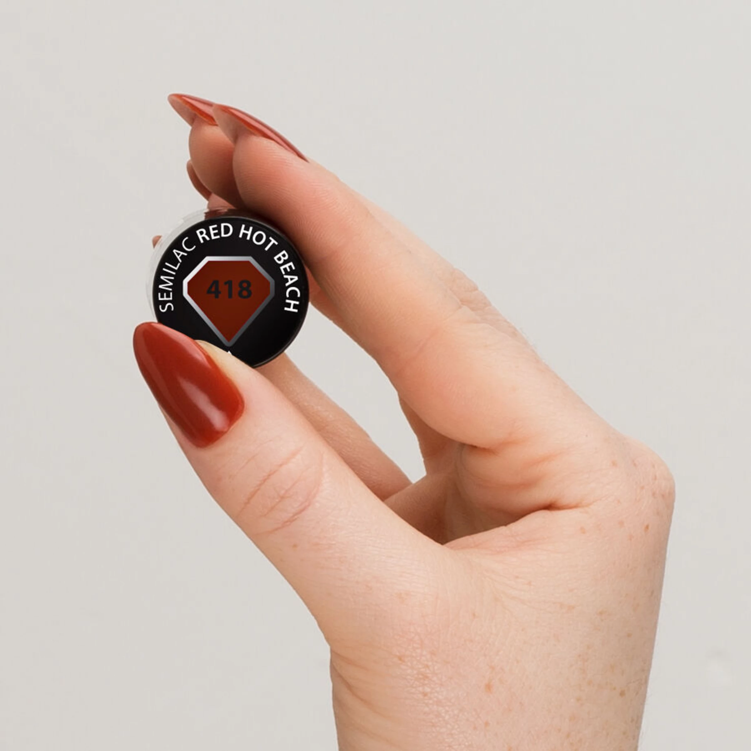 Semilac UV Nagellack 418 Red Hot Beach – Bild 2