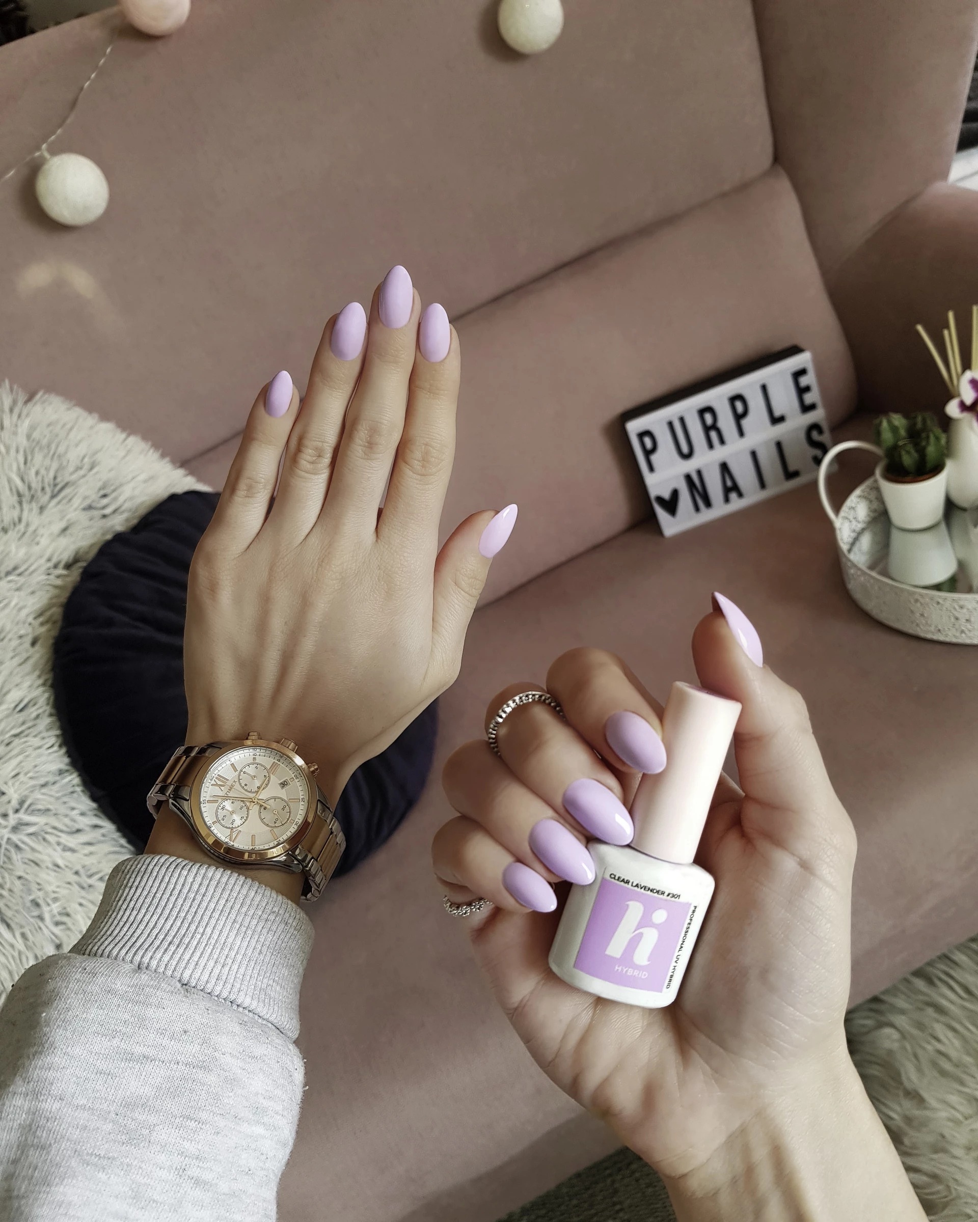 #301 Hi Hybrid Sport UV Nagellack Clear Lavender â Bild 2