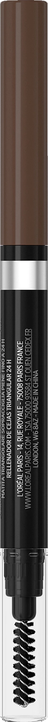 L’Oréal Paris Infaillible 24H Brow Filling Triangular Pencil 3.0 Brunette – Bild 2