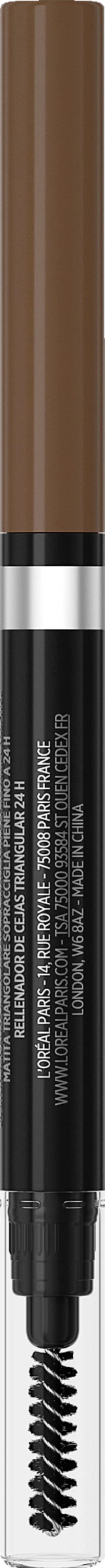 L’Oréal Paris Infaillible 24h Brow Filling Triangular Pencil 5.0 Light Brunette – Bild 2